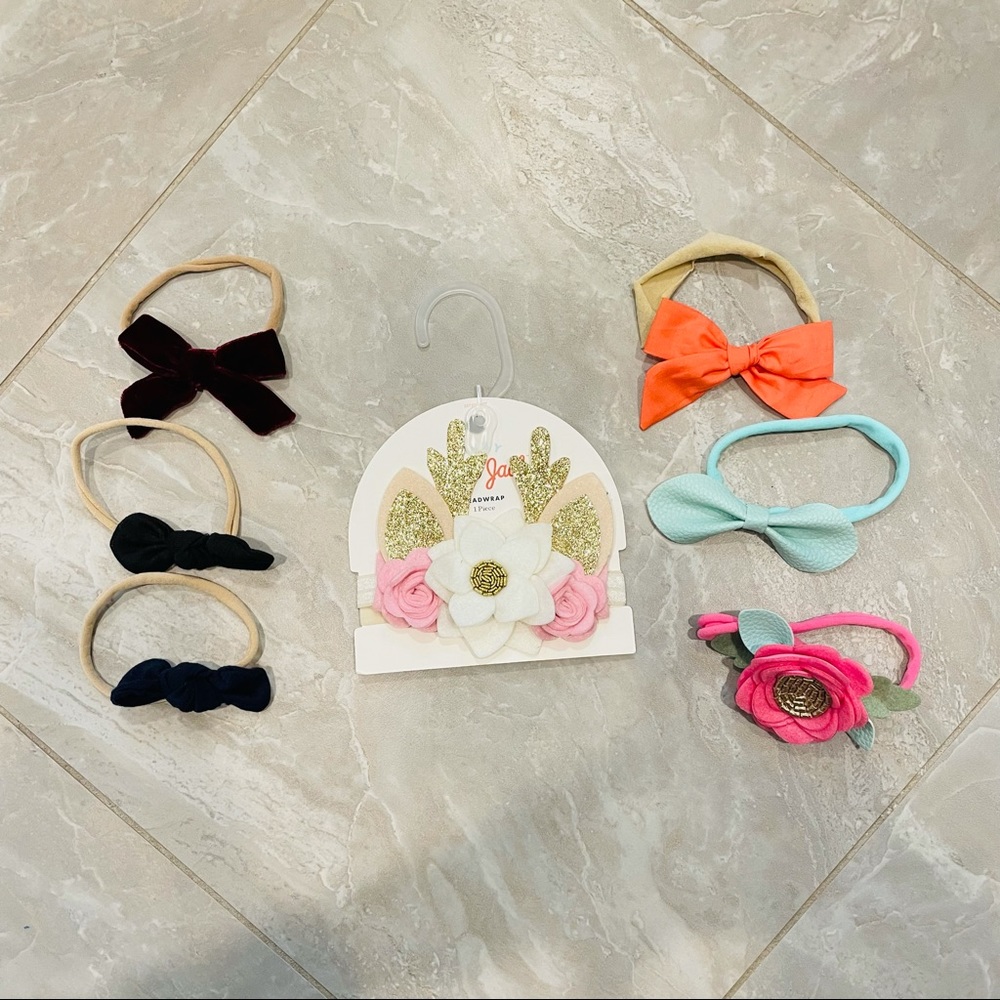 Baby Nylon Headband Lot